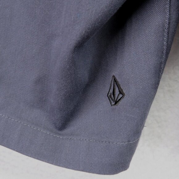 Volcom Shorts Mens Medium Gray Frickin Elastic Waist 19‎ Walk Hybrid REPREVE Eco - Picture 7 of 10